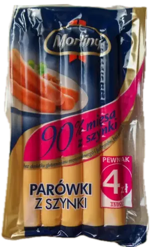 Morliny Parówki z szynki