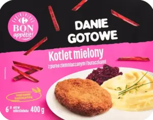 Kotlet mielony z puree